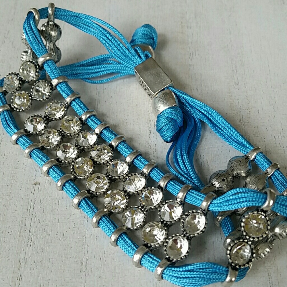 Rolf Bleu Drawstring Bracelet - image 1